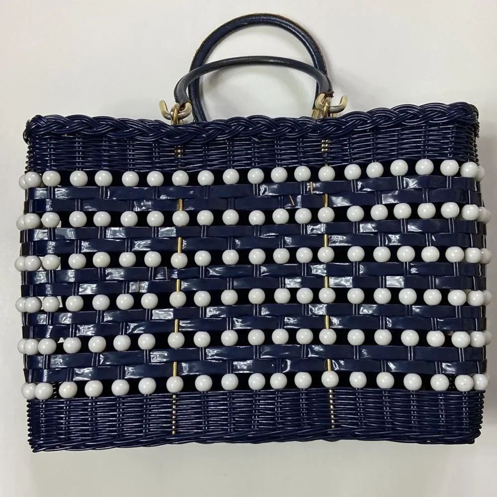 Handmade Made In Hong Kong Plastic & Metal Women Handbags